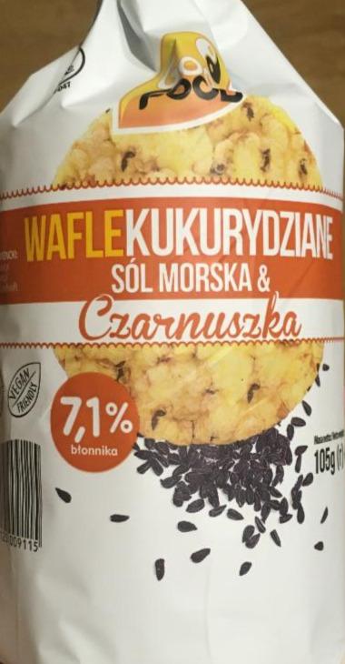 Zdjęcia - Wafle kukurydziane sól morska i czarnuszka Good Food