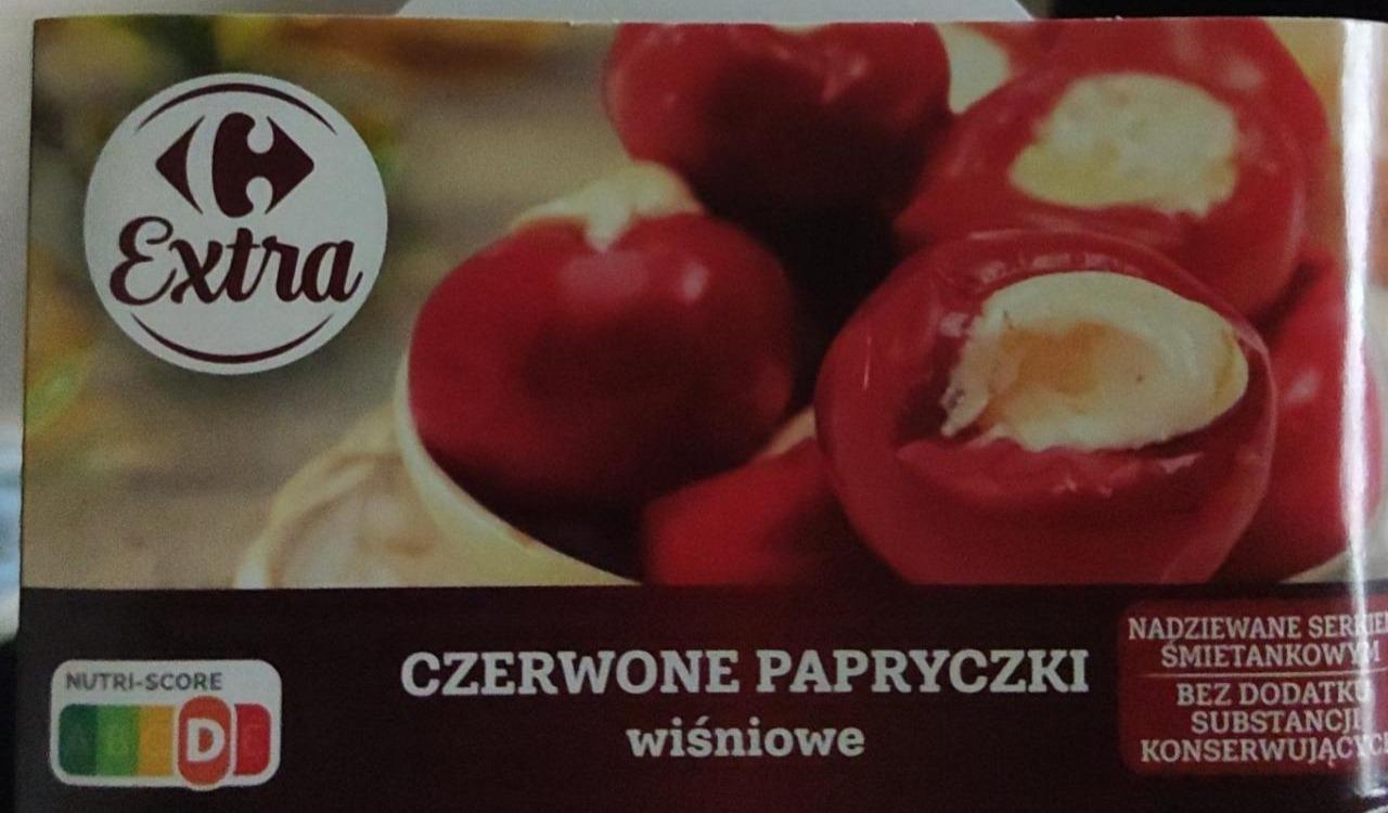 Zdjęcia - Czerwone papryczki wiśniowe Carrefour extra