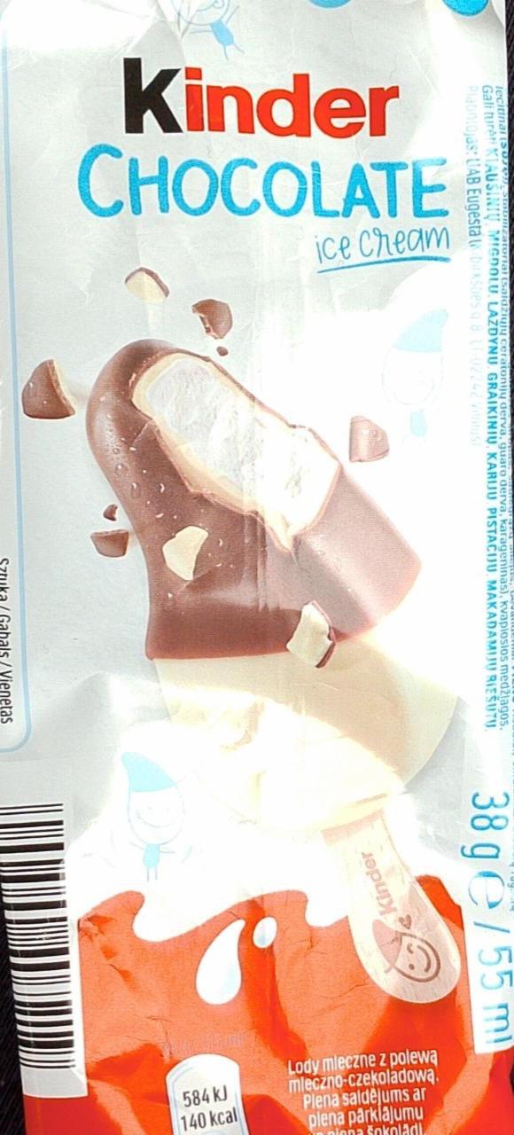 Zdjęcia - Kinder Chocolate ice cream