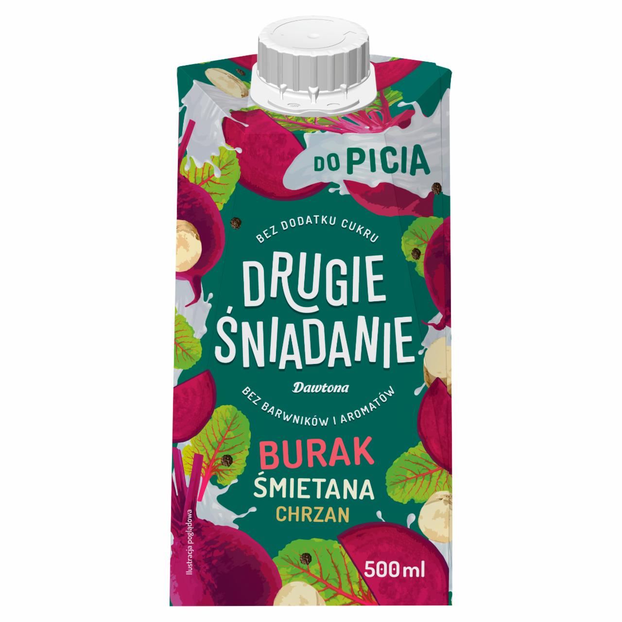 Zdjęcia - Drugie śniadanie Płynna przekąska burak śmietana chrzan 500 ml