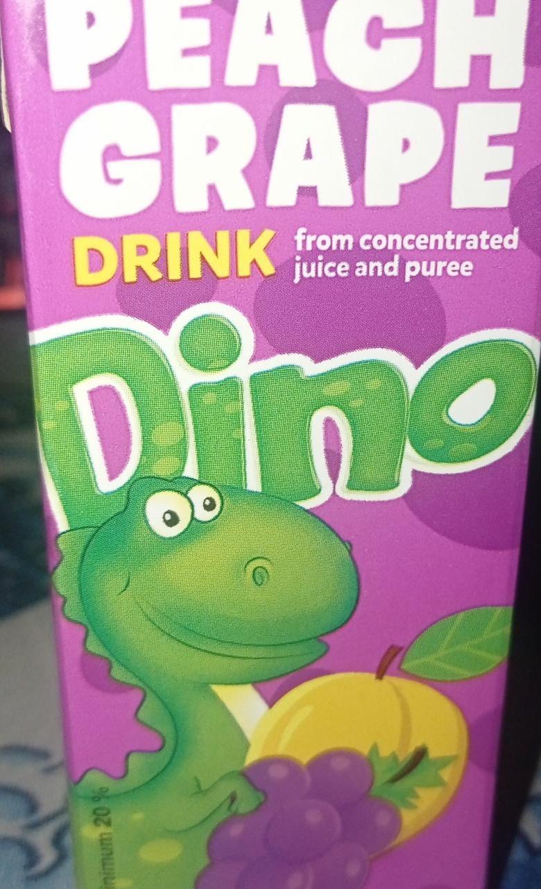 Zdjęcia - Peach grape drink Dino