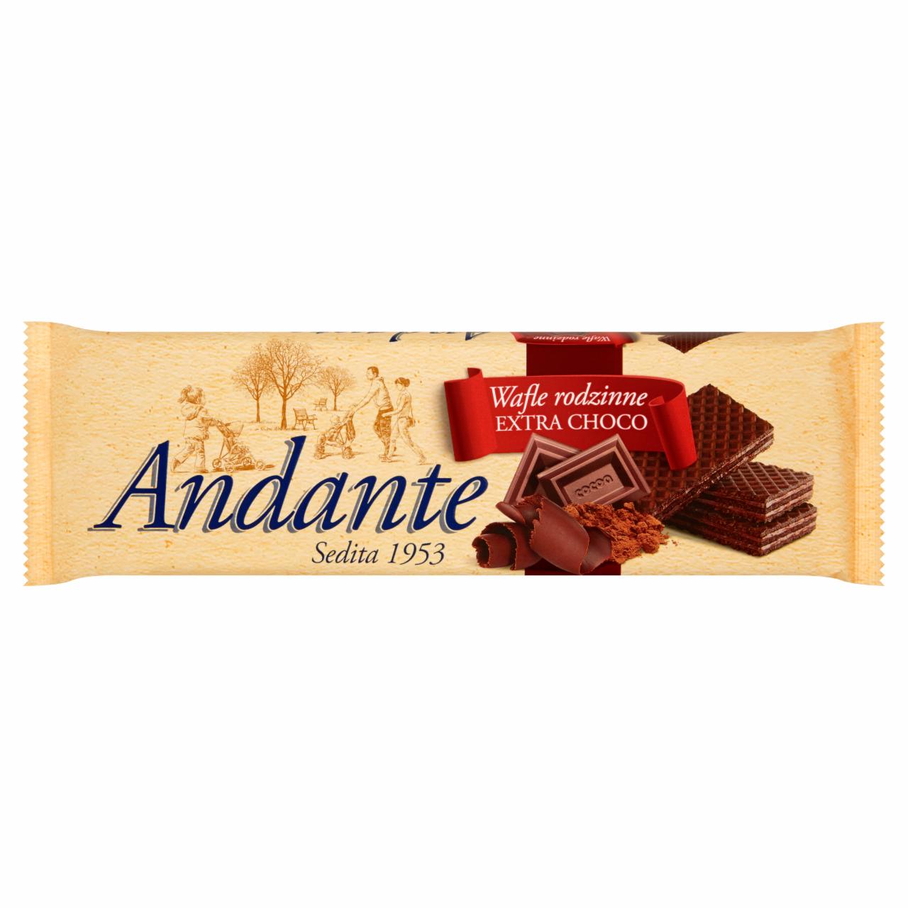 Zdjęcia - Andante Wafle rodzinne Extra Choco 130 g