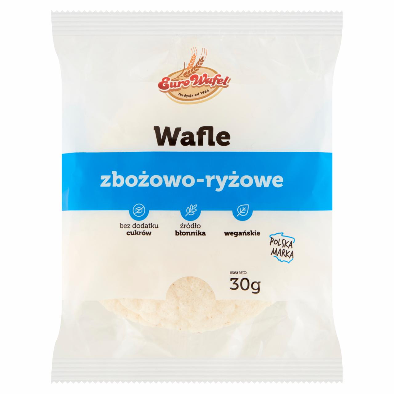 Zdjęcia - Eurowafel Wafle zbożowo-ryżowe 30 g