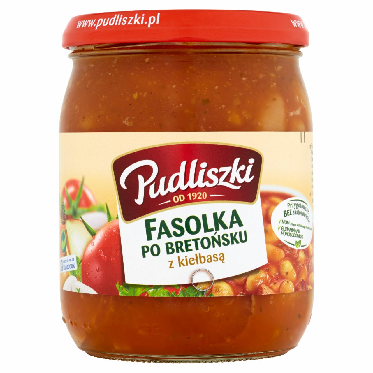 Zdjęcia - Fasolka po bretońsku z kiełbasą Pudliszki