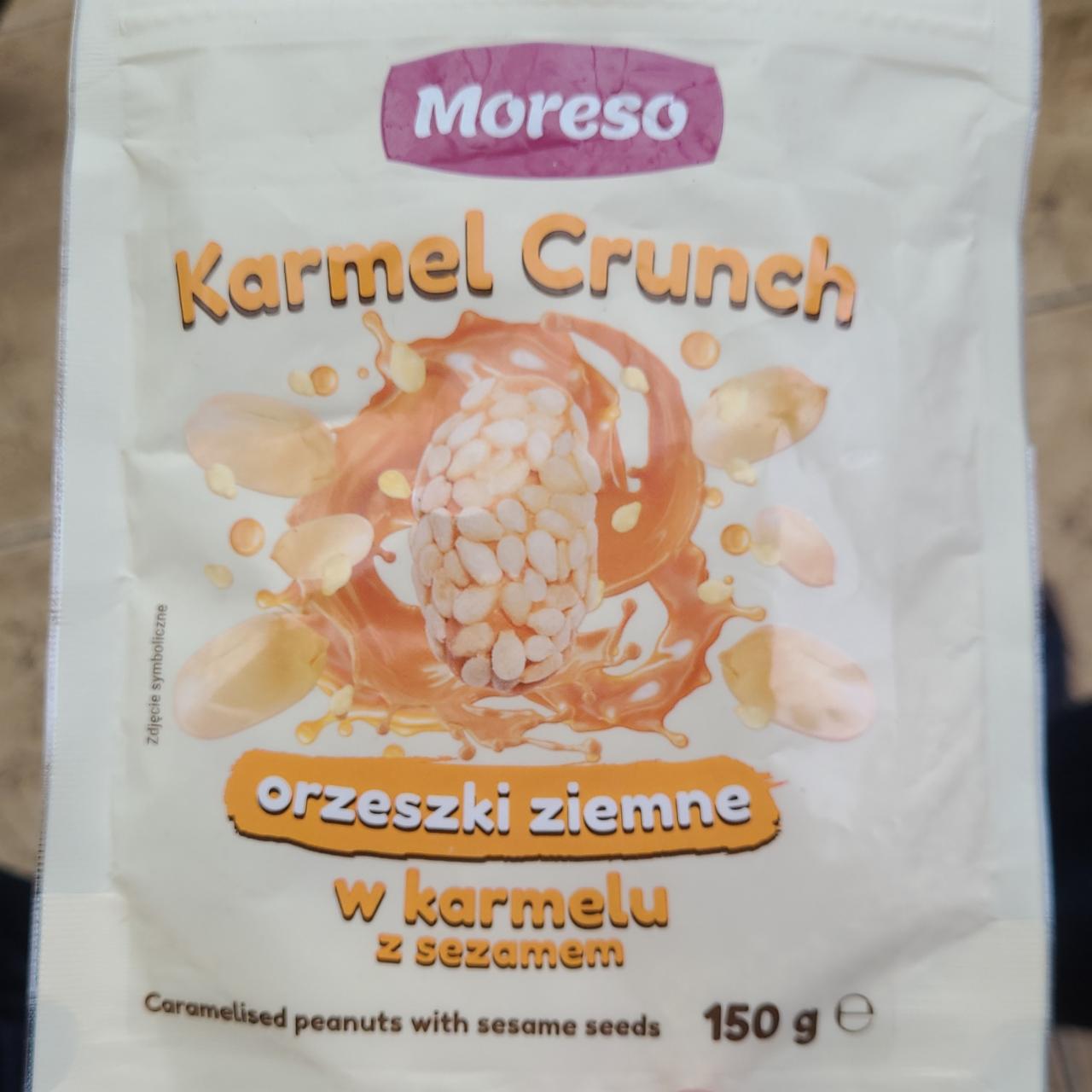 Zdjęcia - Karmel Crunch orzeszki ziemne w karmelu z sezamem Moreso
