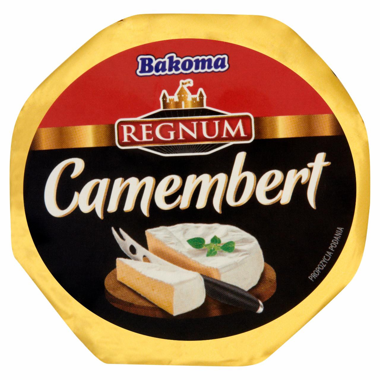 Zdjęcia - Bakoma Regnum Camembert naturalny Ser 100 g