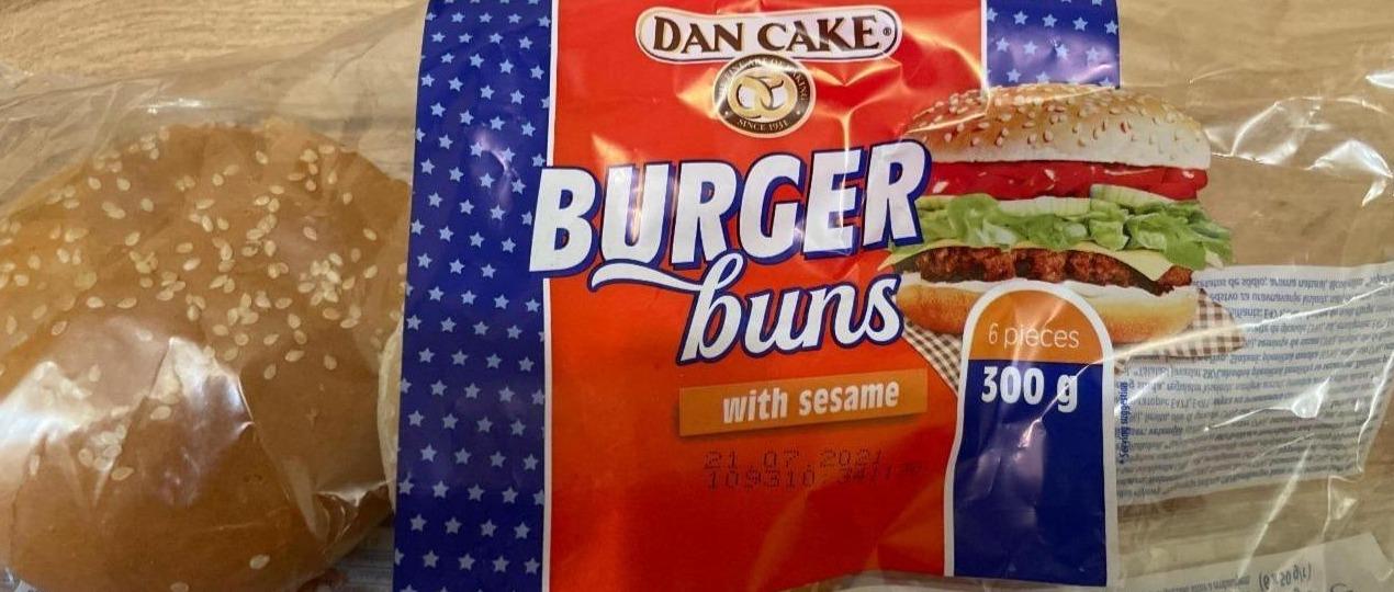 Zdjęcia - Dan Cake Burger graham z sezamem 165 g (2 x 82,5 g)