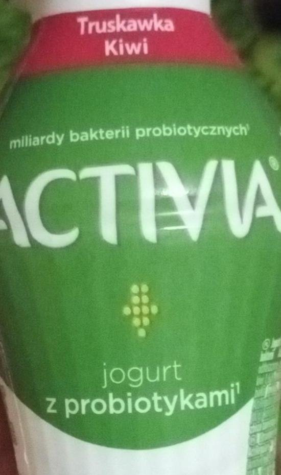 Zdjęcia - Jogurt z probiotykami truskawka kiwi Activia