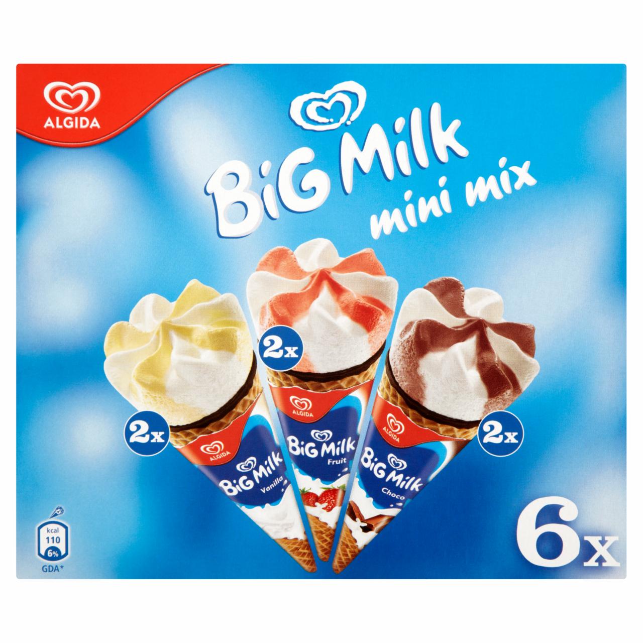Zdjęcia - Algida Big Milk Mini Mix Lody 480 ml (6 sztuk)
