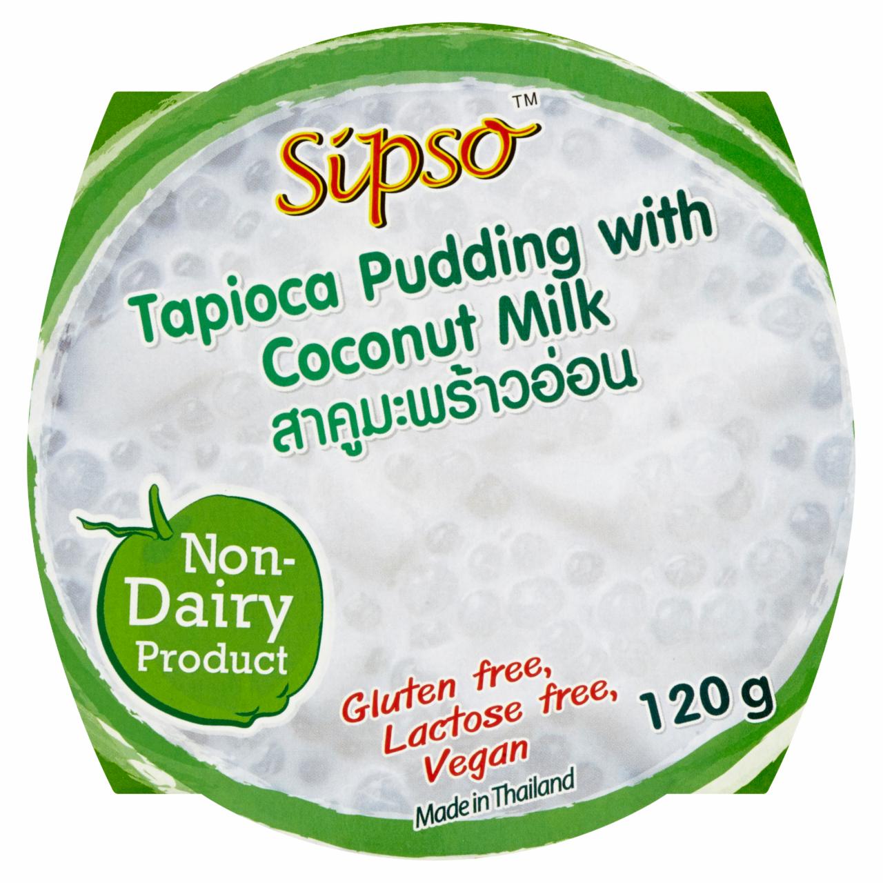 Zdjęcia - Sipso Pudding z tapioką i mleczkiem kokosowym 120 g