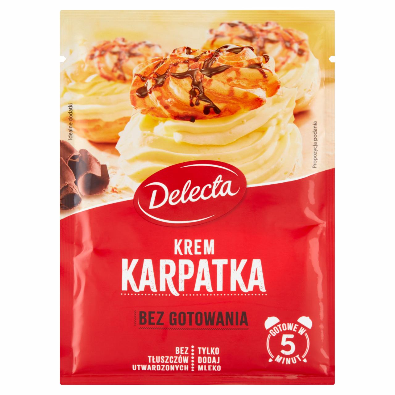 Zdjęcia - Delecta Krem karpatka bez gotowania 145 g