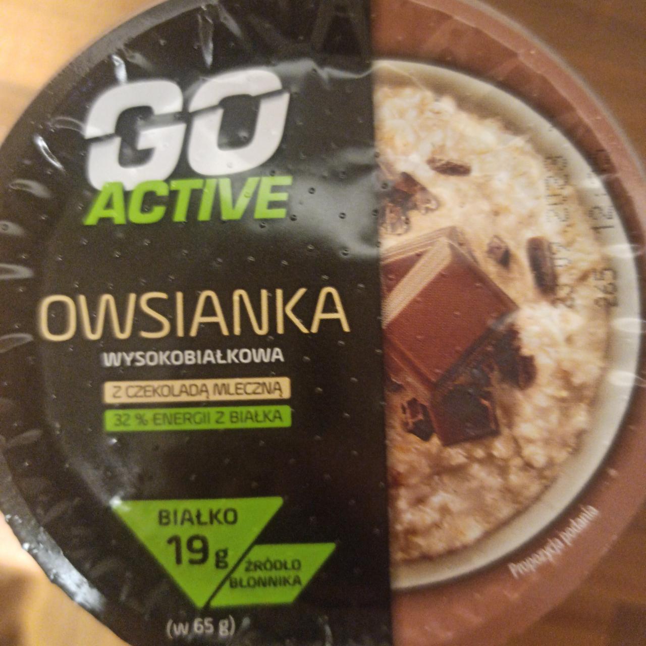 Zdjęcia - Owsianka z czekoladą mleczną Go Active