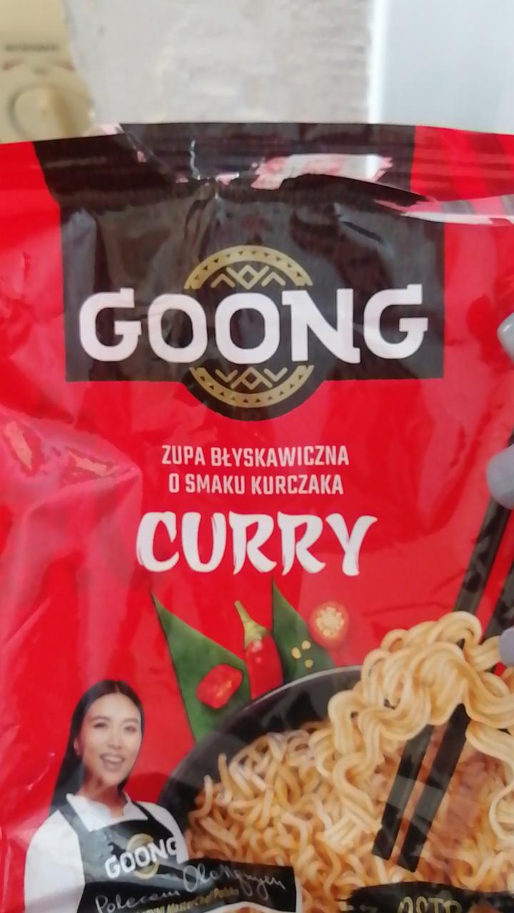 Zdjęcia - Goong Curry Zupa błyskawiczna o smaku kurczaka ostra 65 g