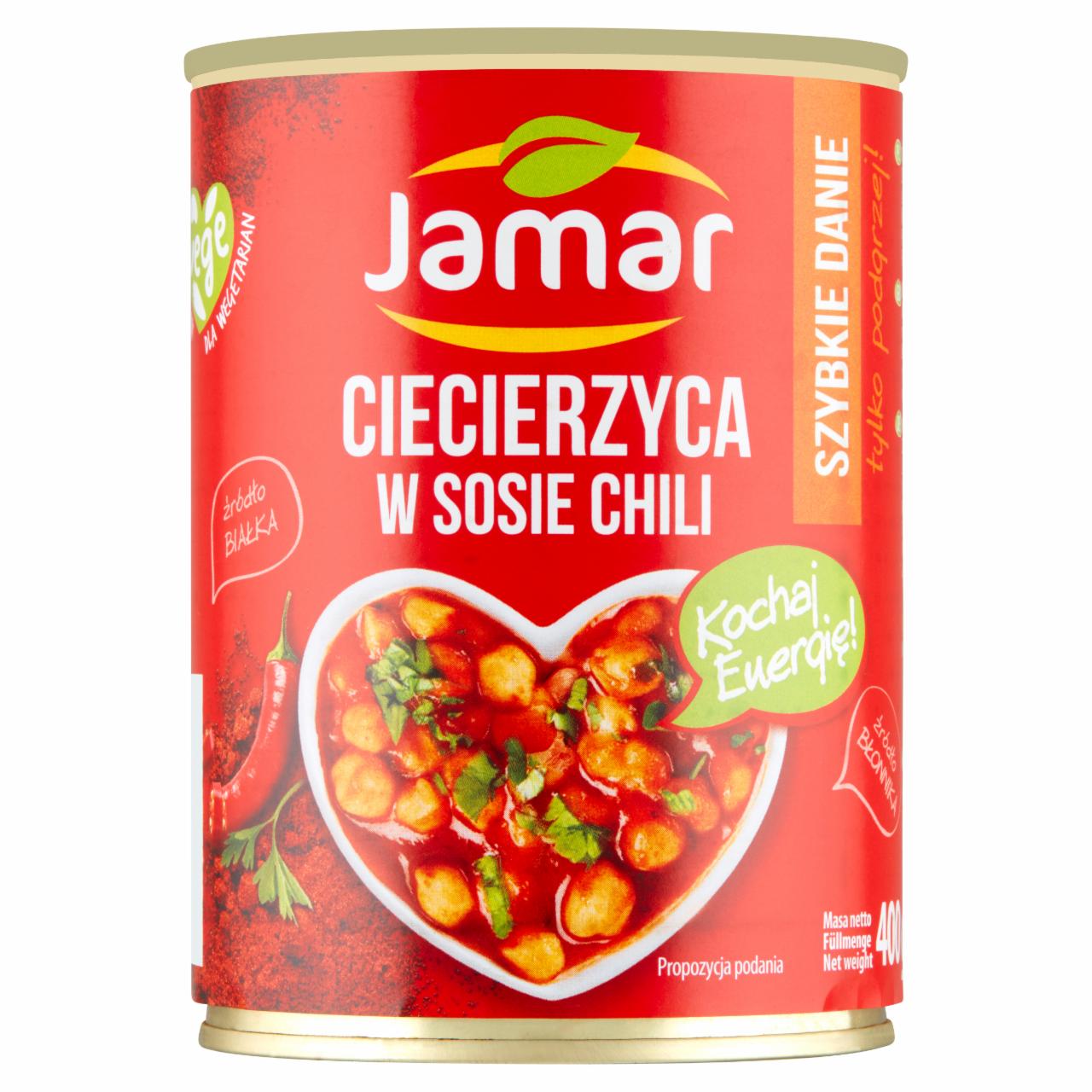 Zdjęcia - Jamar Ciecierzyca w sosie chili 400 g