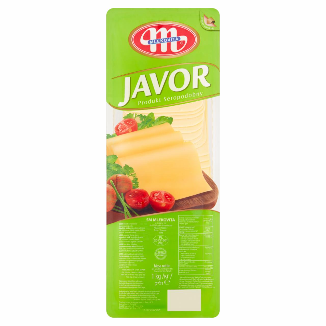 Zdjęcia - Mlekovita Produkt seropodobny Javor 1 kg