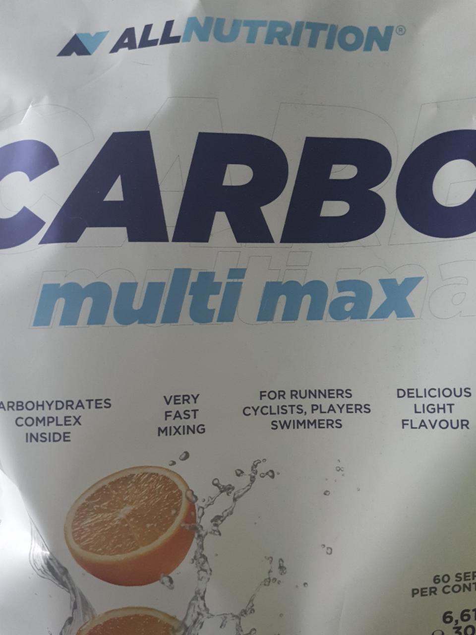 Zdjęcia - Carbo allnutrition multi max pomarańcza