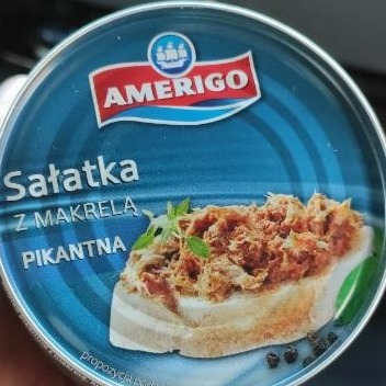 Zdjęcia - Salatka z makrelą pikantna Amerigo