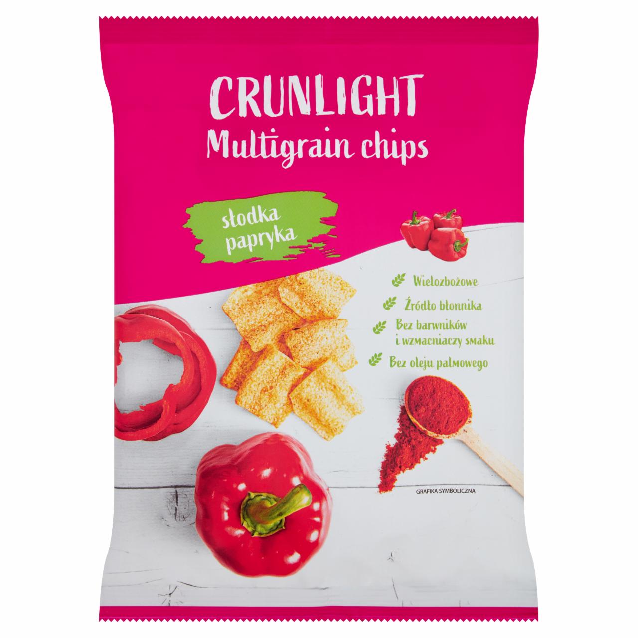 Zdjęcia - Crunlight Chipsy wielozbożowe słodka papryka 70 g