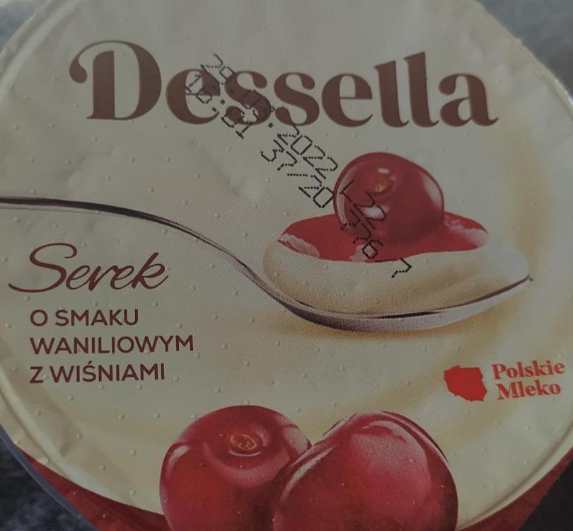 Zdjęcia - Dessella serek o smaku waniliowym z wiśniami