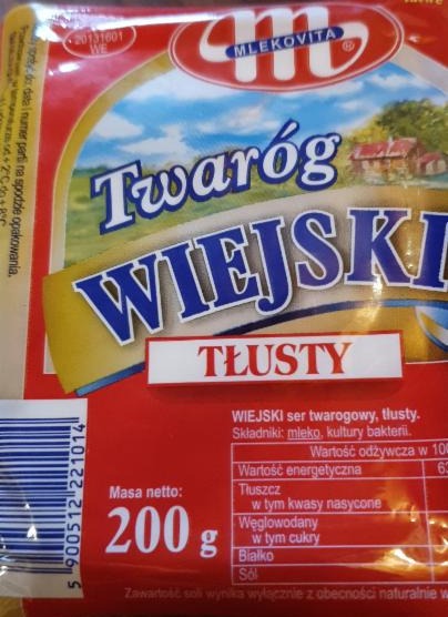 Zdjęcia - Mlekovita Twaróg wiejski polski tłusty 200 g