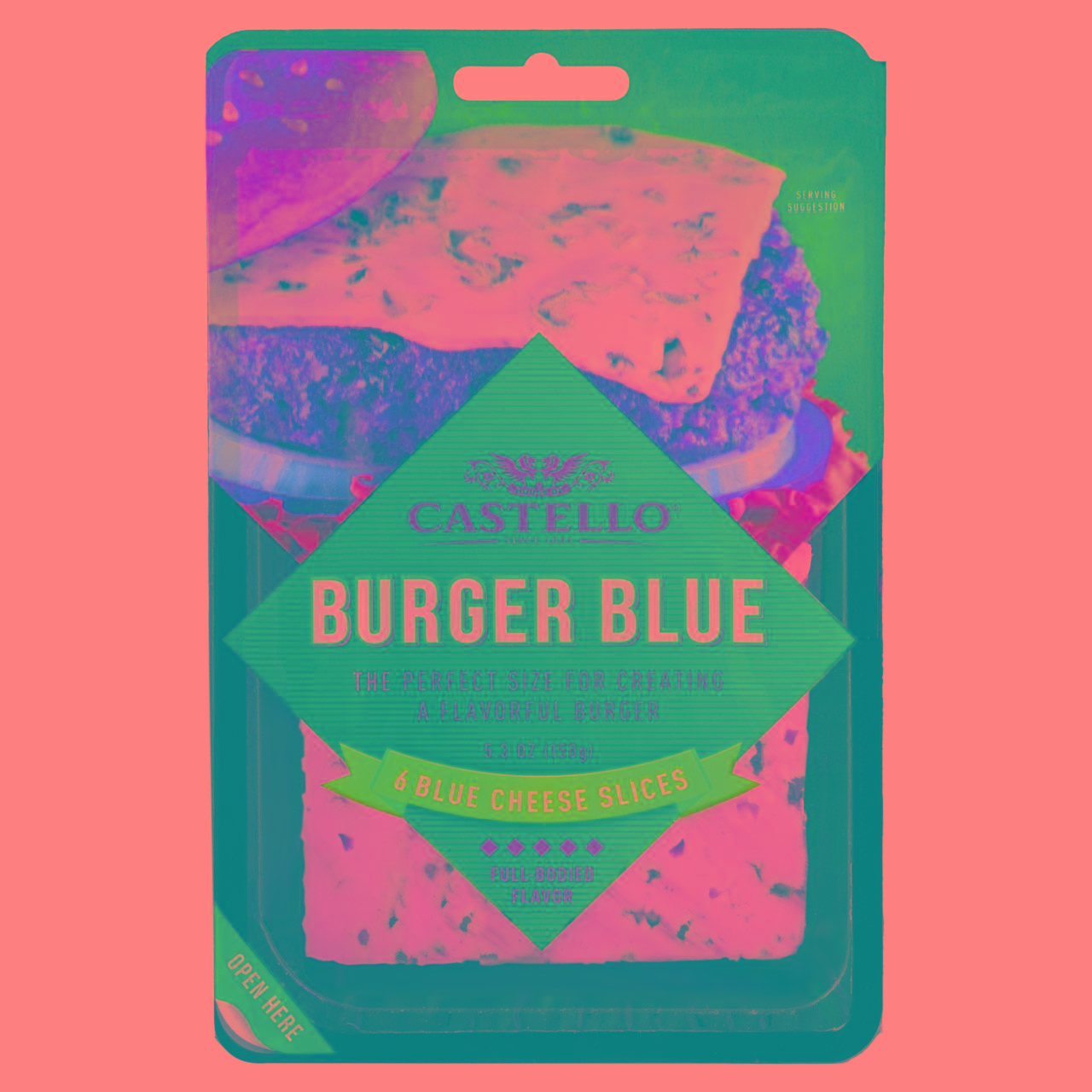 Zdjęcia - Castello Burger Blue Ser pleśniowy 150 g