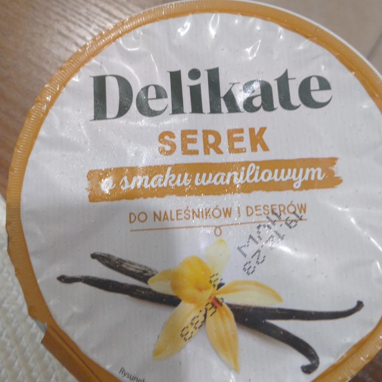 Zdjęcia - Serek o smaku waniliowym Delikate