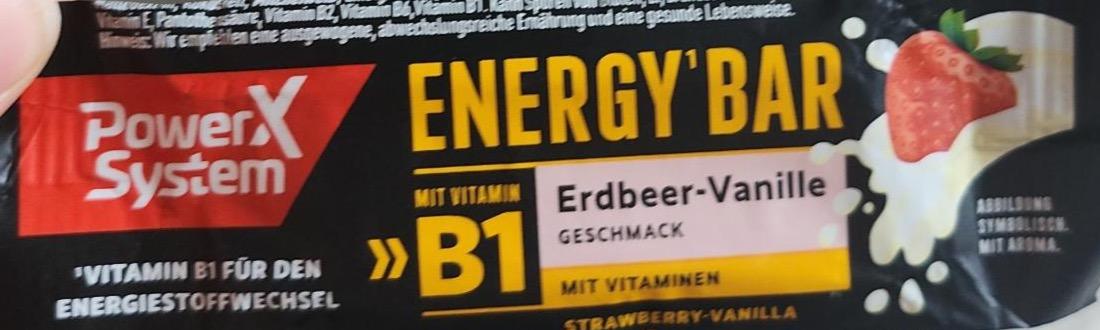 Zdjęcia - Energy Bar Erdbeer-Vanille PowerX System