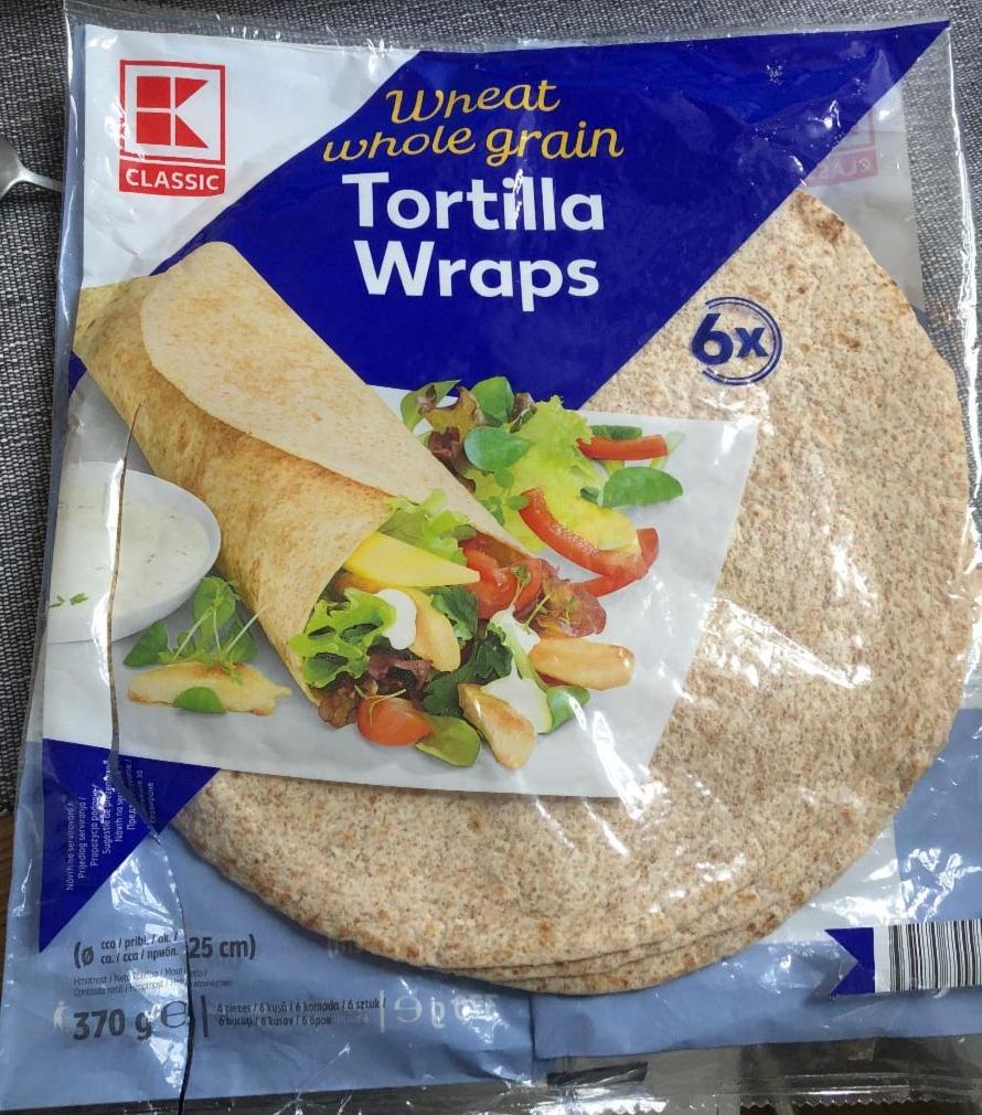 Zdjęcia - Wheat whole grain tortilla wraps K-Classic