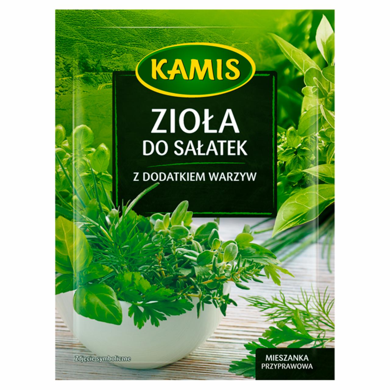 Zdjęcia - Kamis Zioła do sałatek z dodatkiem warzyw Mieszanka przyprawowa 10 g