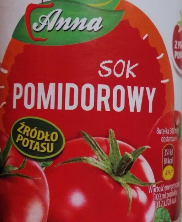 Zdjęcia - Sok pomidorowy Anna