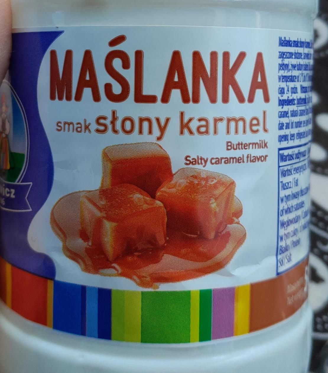 Zdjęcia - Maślanka smak słony karmel Łowicz