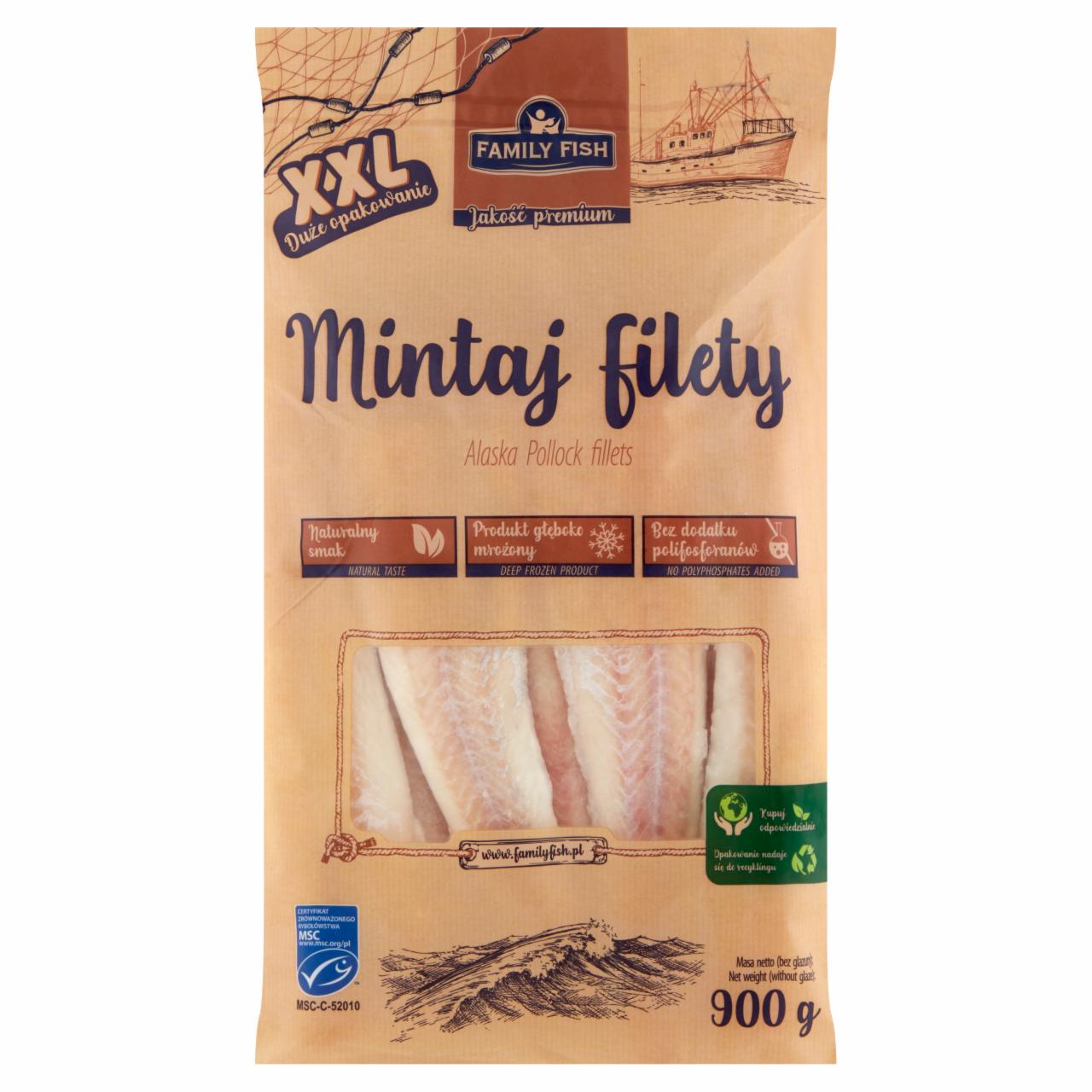 Zdjęcia - Family Fish Mintaj filety 900 g