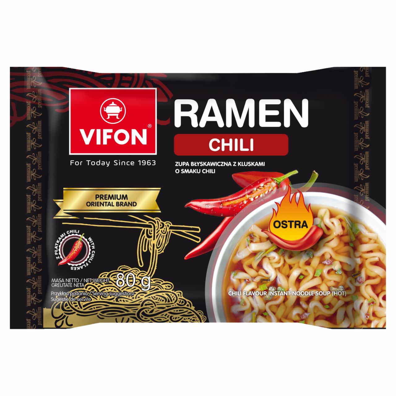 Zdjęcia - Vifon Ramen Zupa z kluskami o smaku chili 80 g