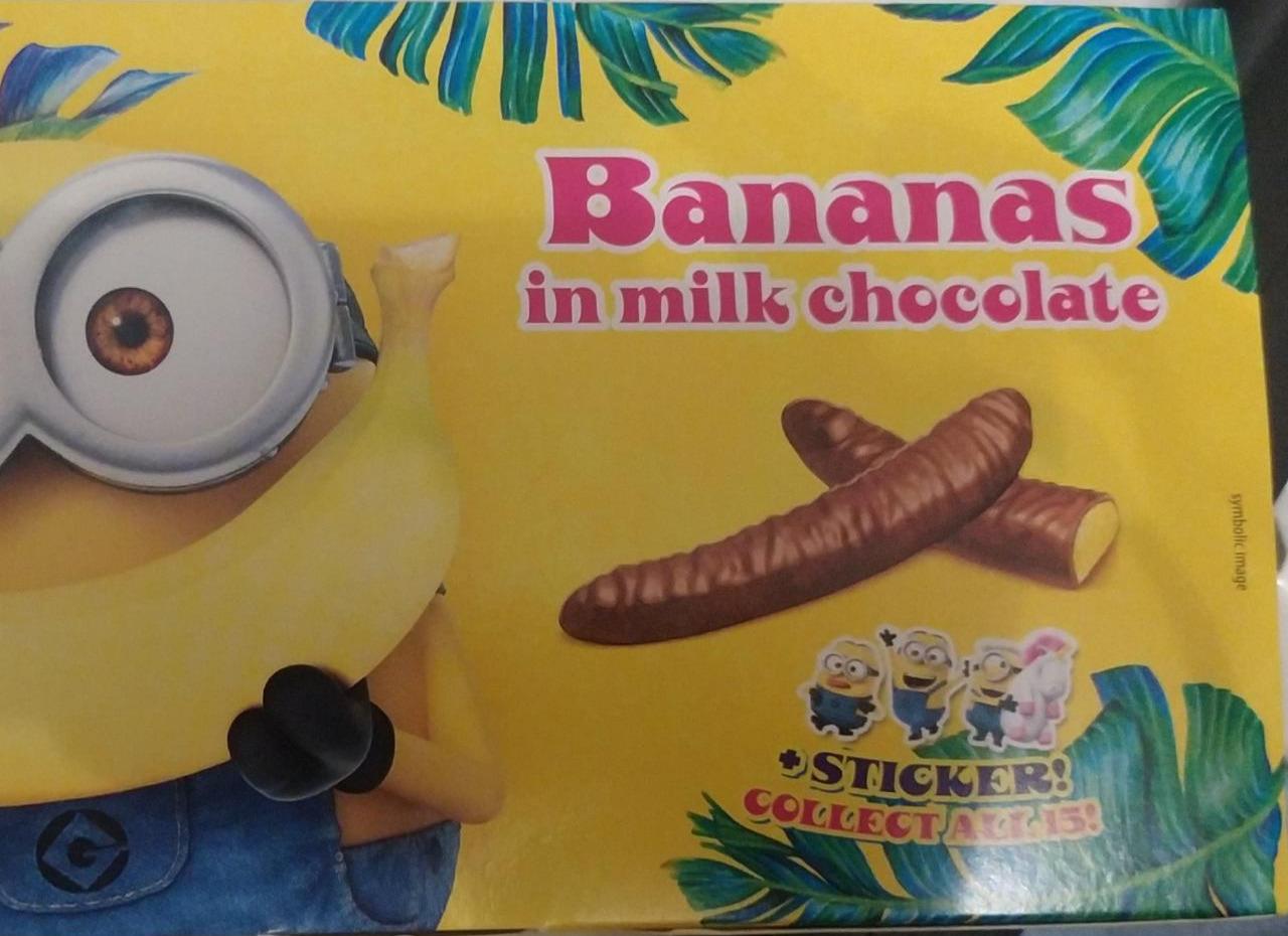 Zdjęcia - Bananas in milk chocolate