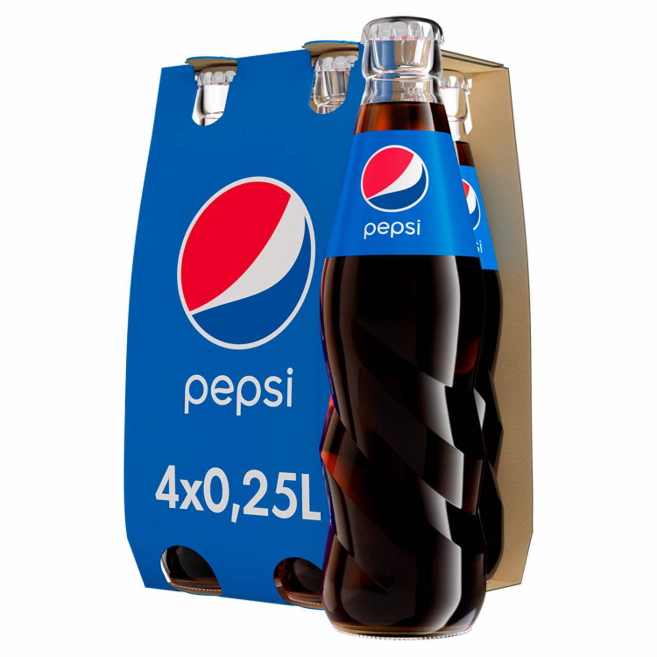 Zdjęcia - Pepsi Napój gazowany 4 x 250 ml