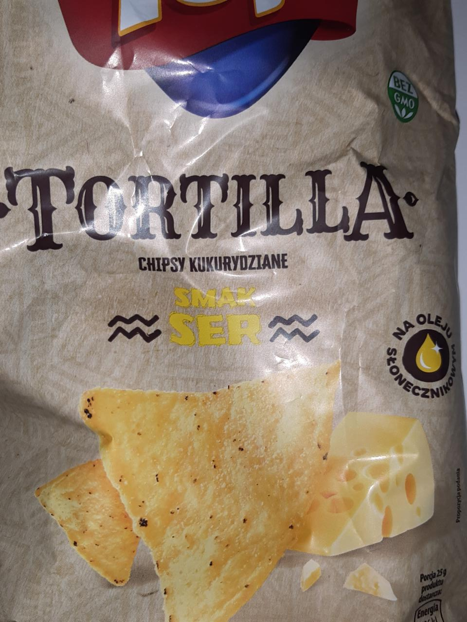 Zdjęcia - chipsy kukurydziane tortilla smak ser
