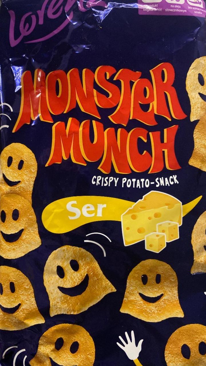 Zdjęcia - Monster Munch Chrupki ziemniaczane ser 75 g