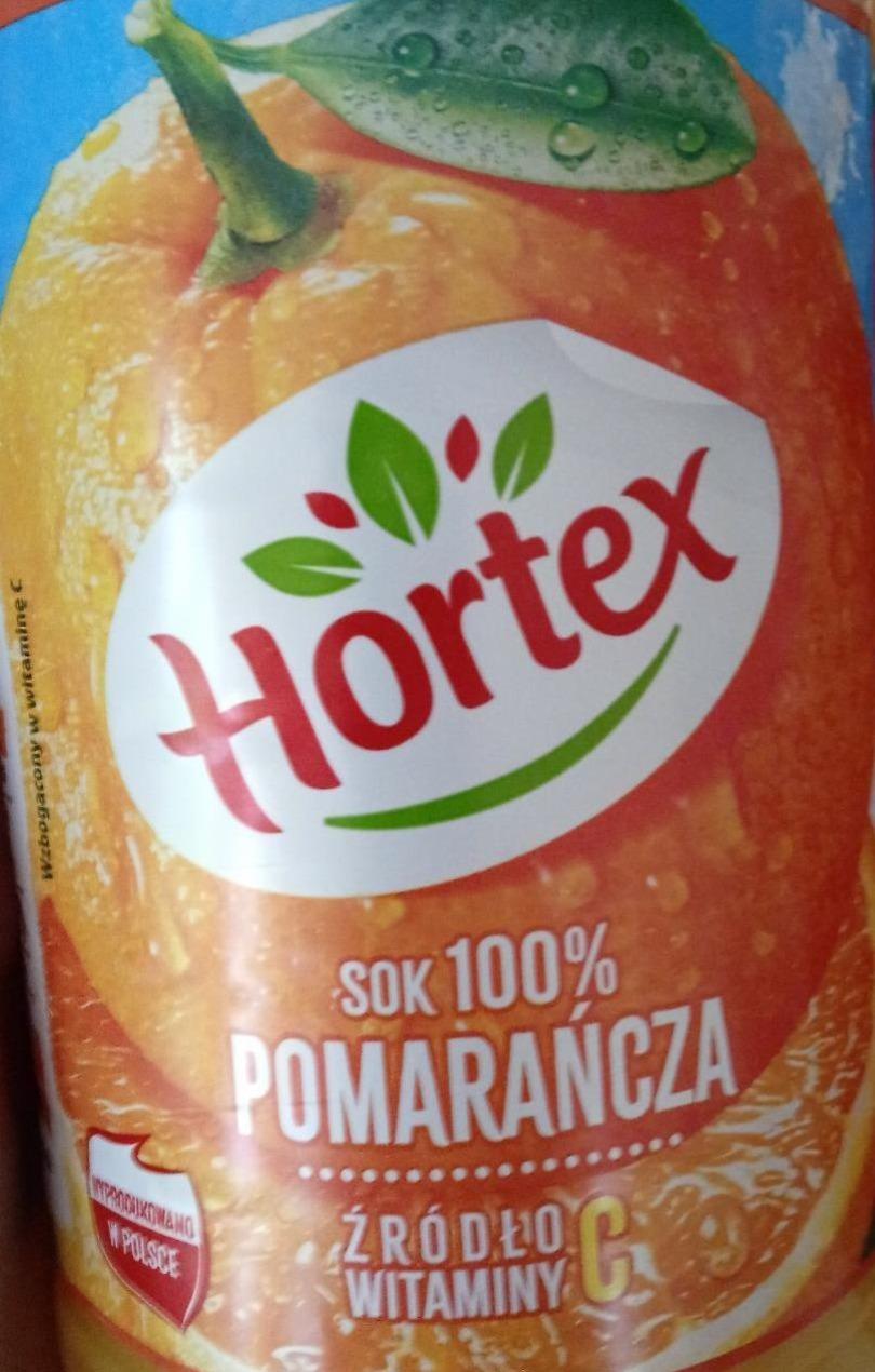 Zdjęcia - Sok 100 % pomarańcza Hortex
