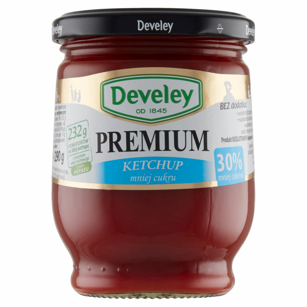 Zdjęcia - Develey Premium Ketchup mniej cukru 290 g