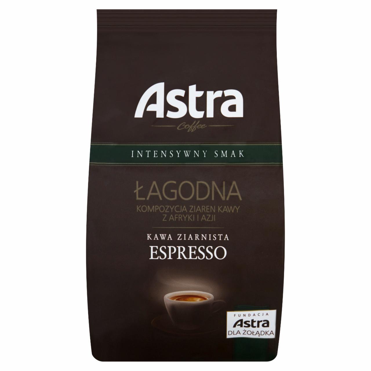 Zdjęcia - Astra Łagodna Intensywny smak Espresso Kawa ziarnista 500 g