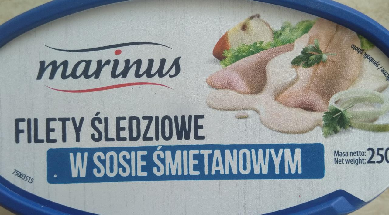 Zdjęcia - Marinus Filety śledziowe w sosie śmietanowym 250 g