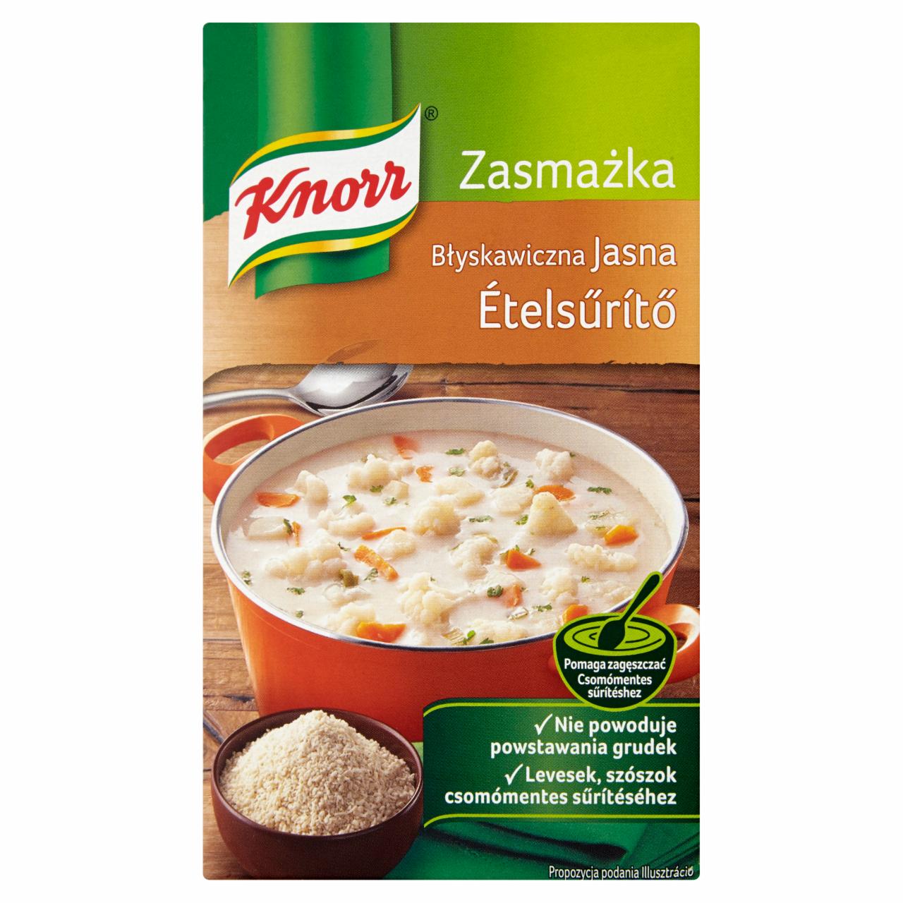 Zdjęcia - Knorr Zasmażka błyskawiczna jasna 250 g