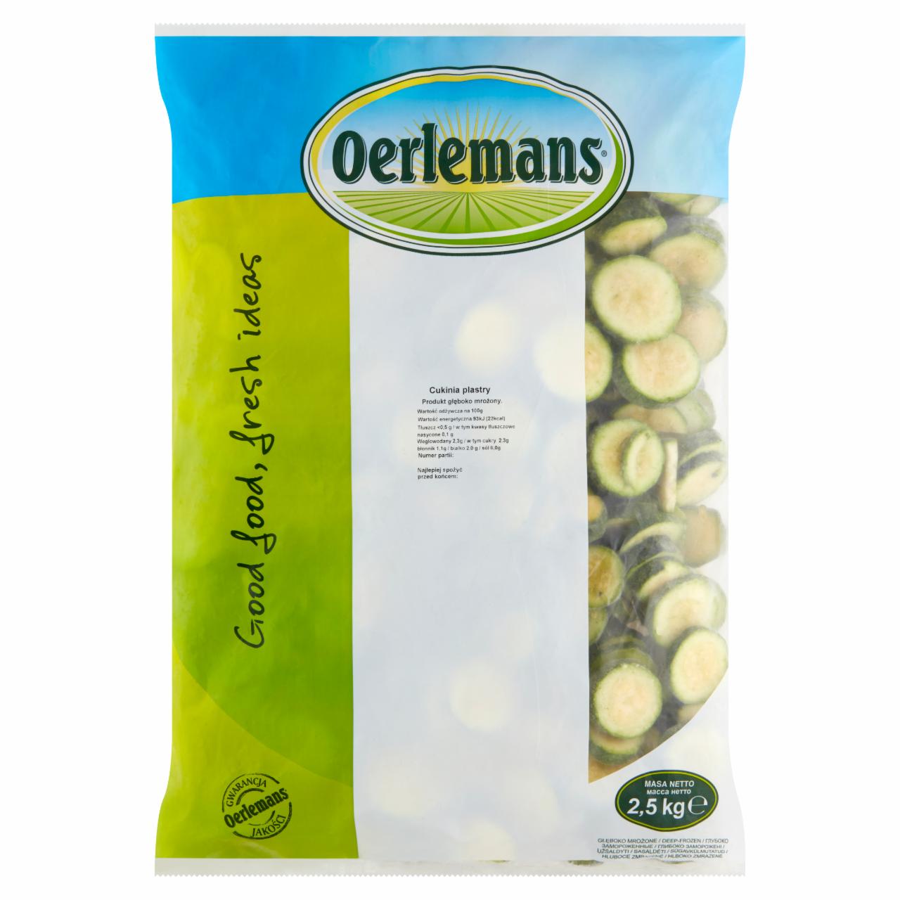 Zdjęcia - Oerlemans Cukinia plastry 2,5 kg