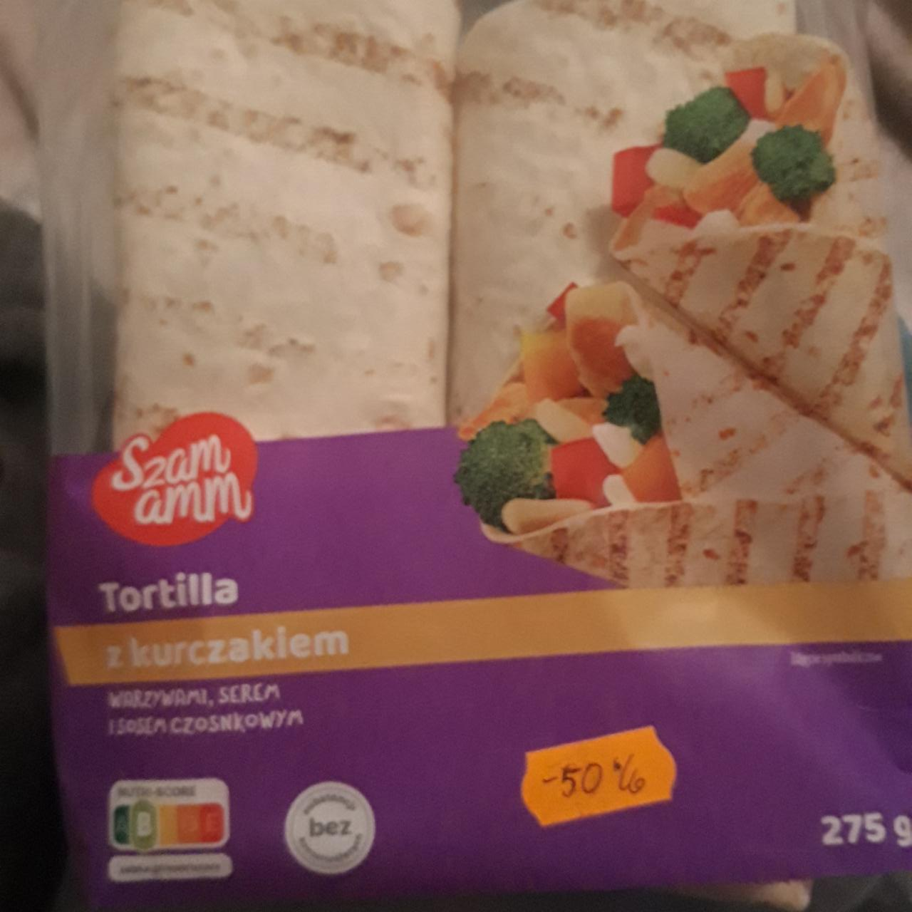 Zdjęcia - Tortilla z kurczakiem Szam amm