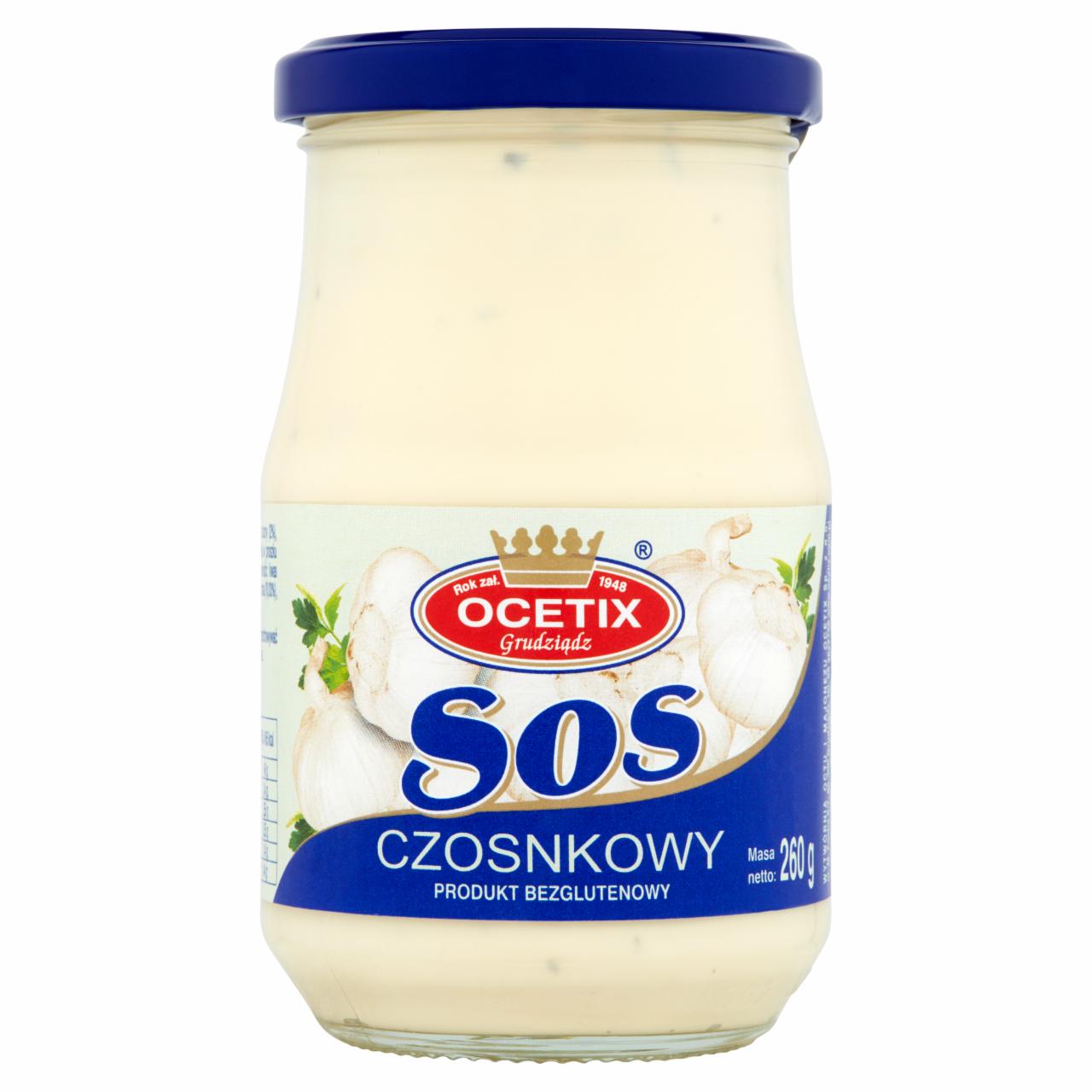 Zdjęcia - Ocetix Sos czosnkowy 260 g