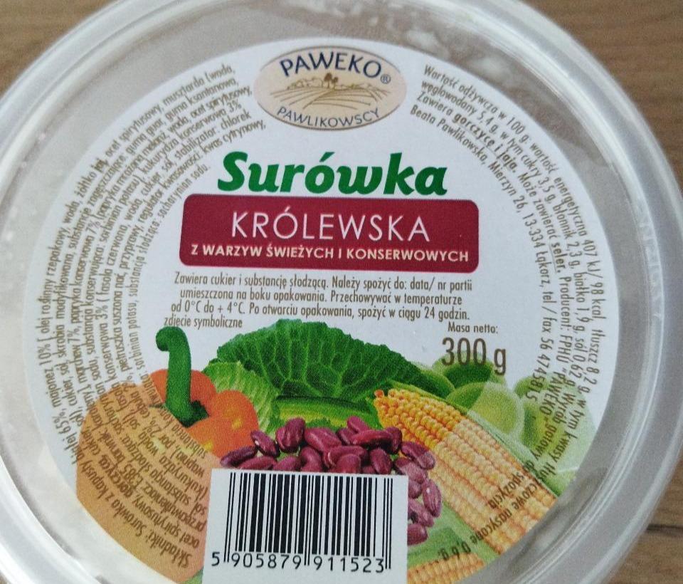 Zdjęcia - Surówka królewska paweko