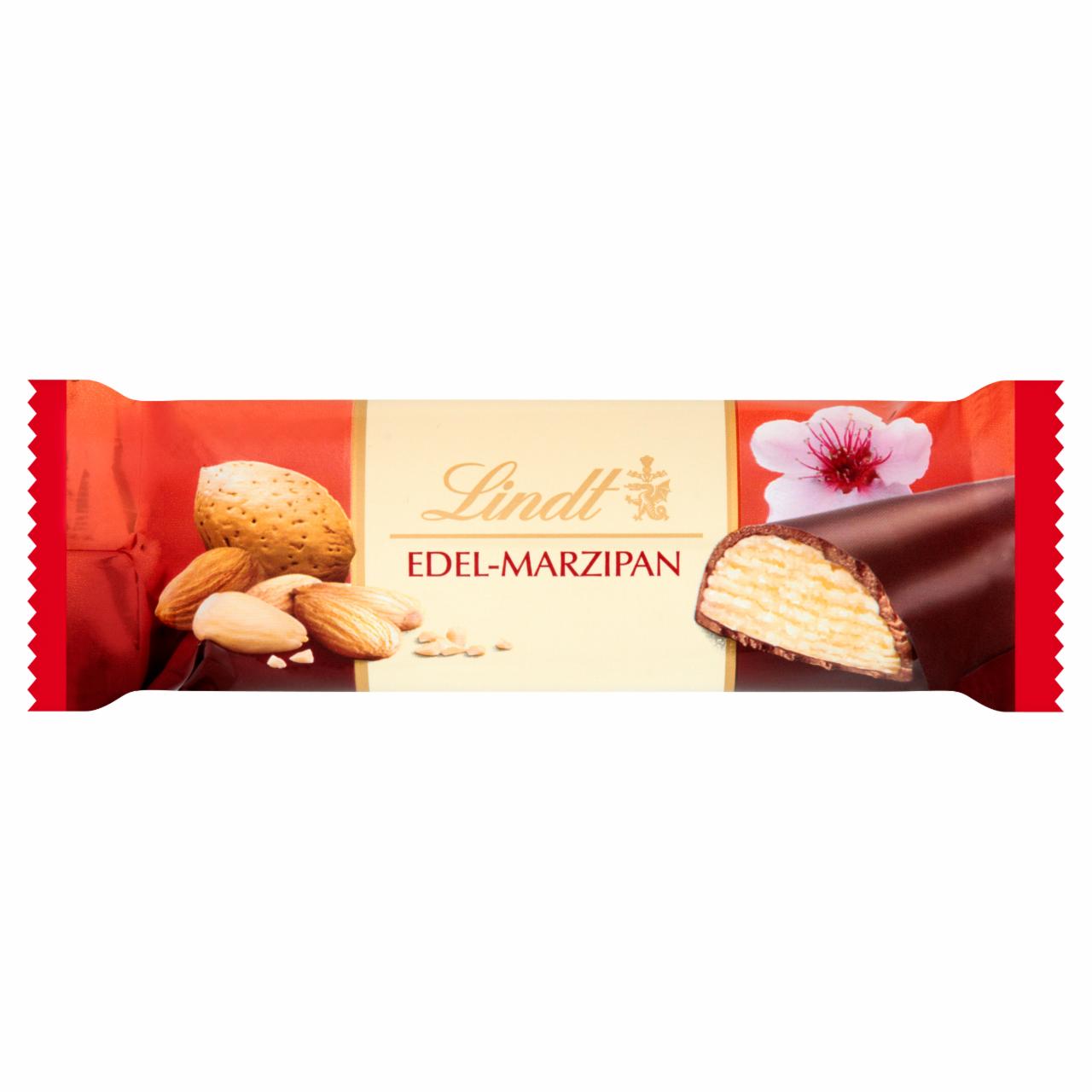 Zdjęcia - Lindt Czekolada deserowa z nadzieniem marcepanowym 50 g