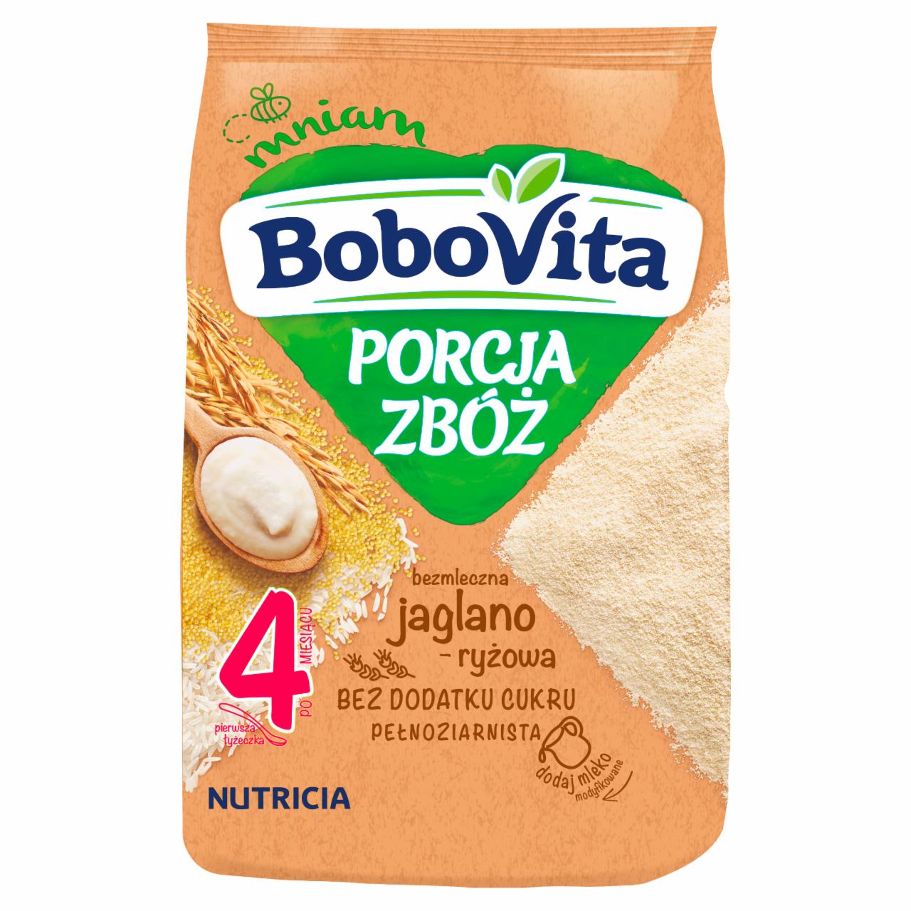 Zdjęcia - BoboVita Porcja Zbóż Kaszka bezmleczna jaglano-ryżowa po 4 miesiącu 170 g