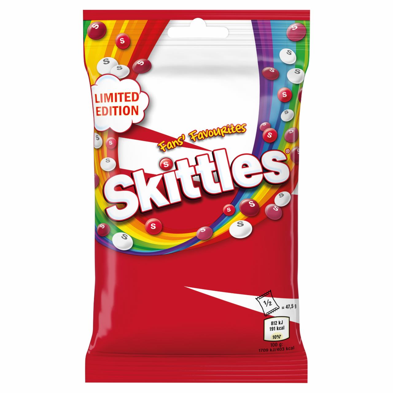 Zdjęcia - Skittles Fans' Favourites Cukierki do żucia 95 g