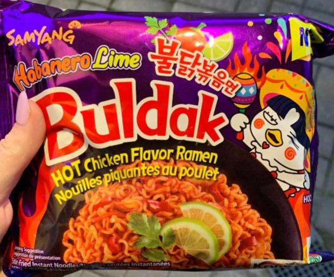 Zdjęcia - Habanero Lime Buldak Hot Chicken Flavor Ramen Samyang